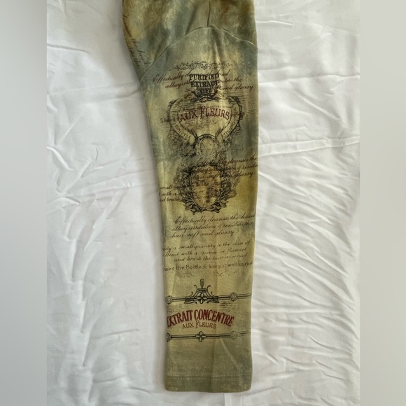 Skinny Minnie All-Over print tight fit long sleeve shirt yellow and green Large - Picture 6 of 8